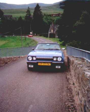 Erik in his Scimitar in Scotland